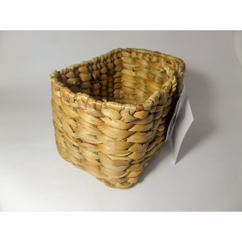 Bengok Craft Home Decor Small Enceng Gondok Handmade Box Dekorasi